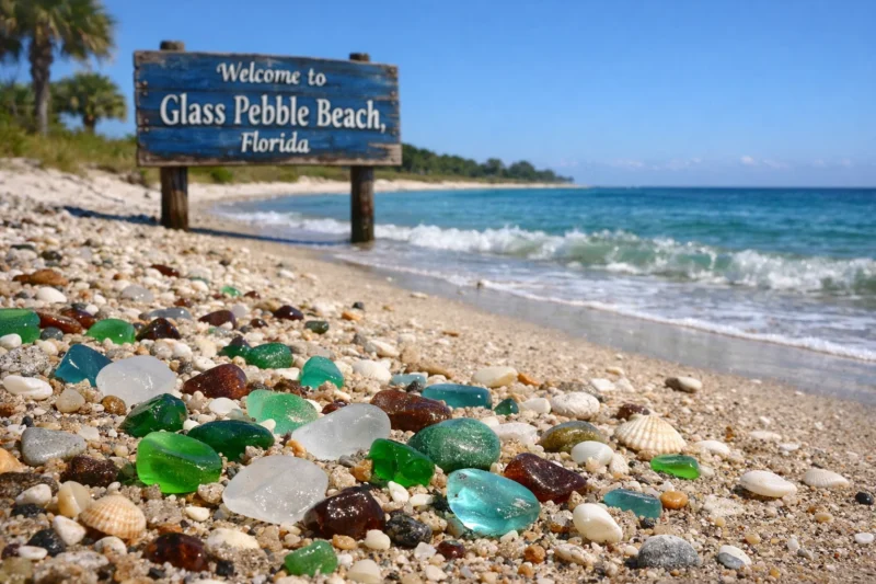 Glass Pebble Beach Florida