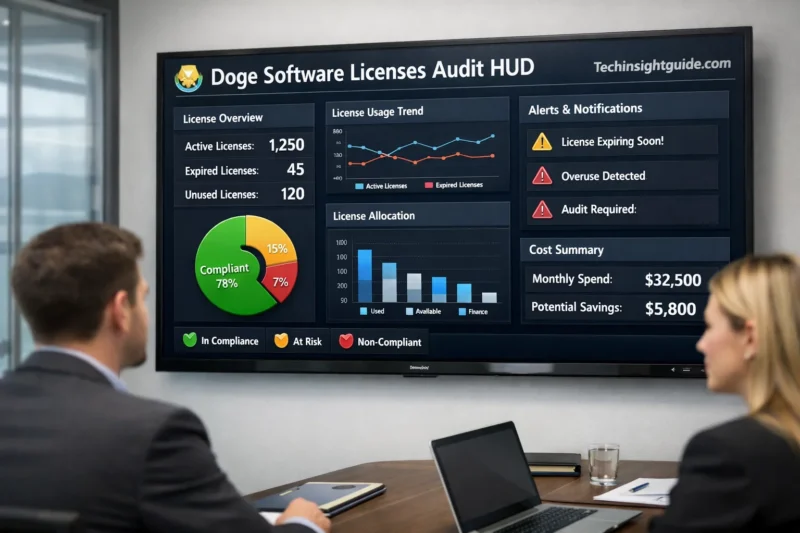 Doge Software Licenses Audit HUD