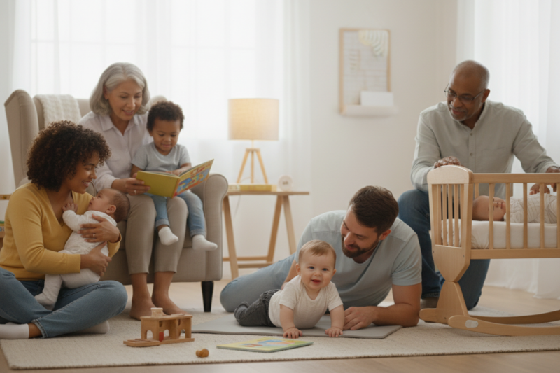 People and Baby