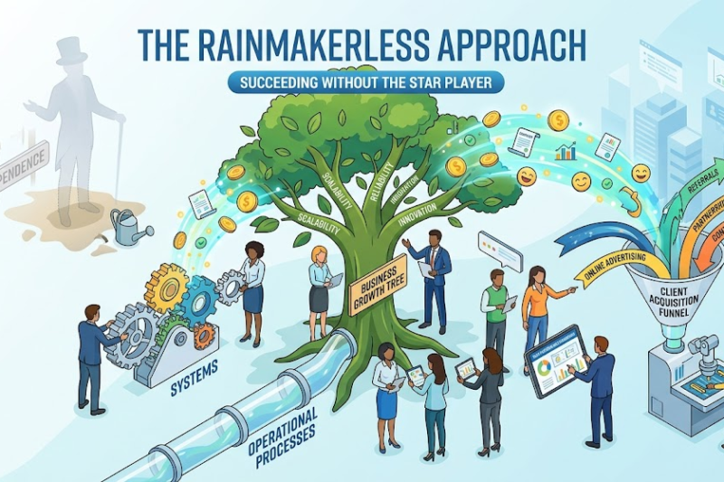 The Rainmakerless Approach: Growing Your Business Without Depending on One Star